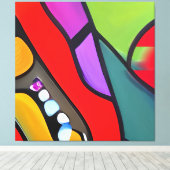 Modern art representative of our society キャンバスプリント (インサイチュ (ウッドフロア))