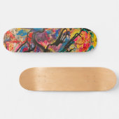 Modern Art Skateboard - Tree of Struggle スケートボード (横)