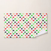 Modern Art Water Drops Teardrop Pattern Towel Set バスタオルセット (ハンドタオル)