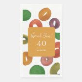 Modern Artistic Autumn Colorful Pattern Birthday (正面)