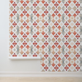 Modern Artistic Geometric Diamond Pattern 壁紙