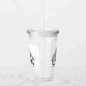 Modern Ask Me About Real Estate  アクリルタンブラー (右)