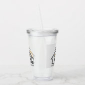 Modern Ask Me About Real Estate  アクリルタンブラー (左)