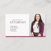 Modern Attorney Professional Photo 名刺 (正面)