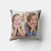 Modern Auntie We Love You Cute Heart 2 Photo クッション (裏面)