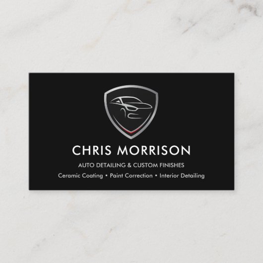 Modern Auto Detailing and Ceramic Coating 名刺 (正面)