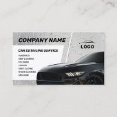 Modern automotive car detailing 名刺 (正面)