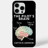 Modern Aviation Pilot Name | 飛行士の脳の部分 Case-Mate iPhoneケース (裏面)