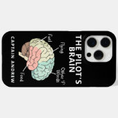 Modern Aviation Pilot Name | 飛行士の脳の部分 Case-Mate iPhoneケース (裏面 (横))