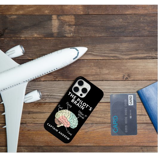 Modern Aviation Pilot Name | 飛行士の脳の部分 Case-Mate iPhoneケース