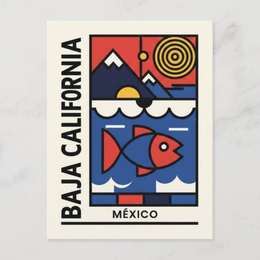 Modern Baja California ポストカード (正面)