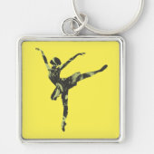 Modern ballet dancer modern dance キーホルダー (正面)