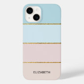 Modern band | Elegant Pastel Green Tone Case-Mate iPhoneケース (裏面)
