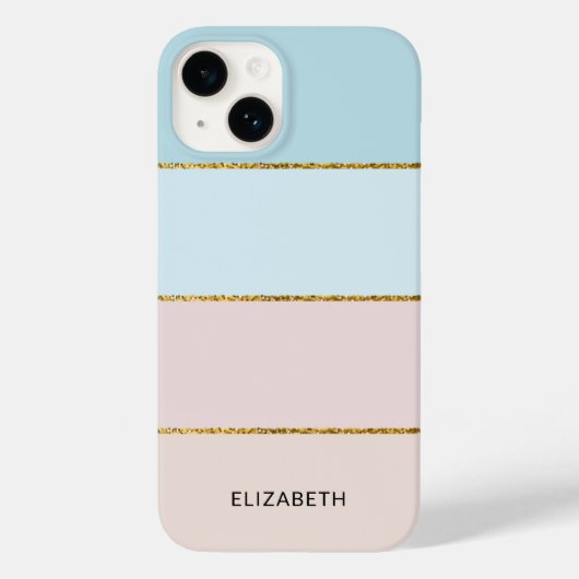 Modern band | Elegant Pastel Green Tone Case-Mate iPhoneケース (裏面)