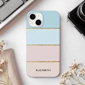 Modern band | Elegant Pastel Green Tone Case-Mate iPhoneケース