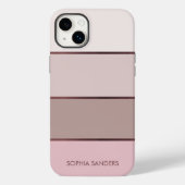 Modern band | Elegant Pastel Pink for her Case-Mate iPhoneケース (裏面)