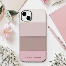 Modern band | Elegant Pastel Pink for her Case-Mate iPhone 14 Plusケース
