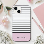 Modern band | Minimalist Pastel Pink Case-Mate iPhoneケース