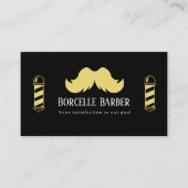 Modern Barber Business Card 名刺 (正面)
