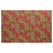 Modern Baroque Animal Print With Chains ファブリック (ヤード)