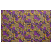 Modern Baroque Animal Print With Chains ファブリック (ヤード)