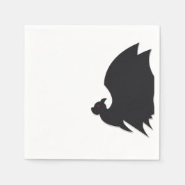 Modern bat スタンダードカクテルナプキン