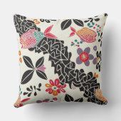 Modern Batik Fish Pattern クッション (裏面)