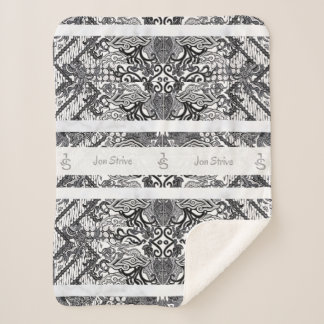 Modern BATIK Pattern シェルパブランケット