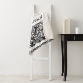 Modern BATIK Pattern シェルパブランケット (インサイチュ)