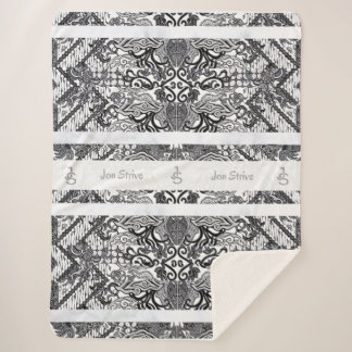 Modern BATIK Pattern シェルパブランケット