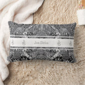 Modern BATIK Pattern ランバークッション (ブランケット)