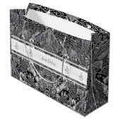 Modern BATIK Pattern ラージペーパーバッグ (裏面アングル)