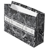 Modern BATIK Pattern ラージペーパーバッグ (正面アングル)