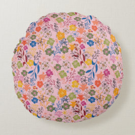 Modern Batik Rose Shadow ラウンドクッション