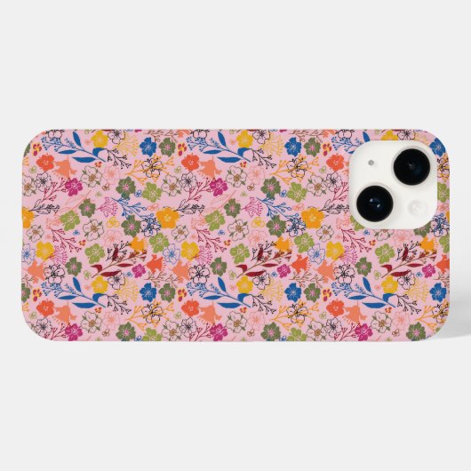 Modern Batik Rose Shadow Case-Mate iPhoneケース (裏面 (横))