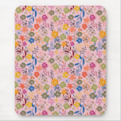 Modern Batik Victoria Rose マウスパッド (正面)