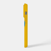 Modern Bauhaus Geometric Custom Photo & Monogram iPhoneケース (左側面)