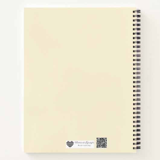 Modern Bauhaus Geometric Pattern ノートブック (裏面)