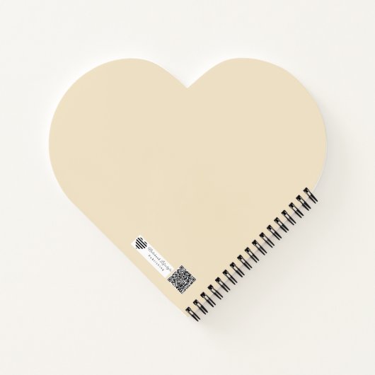 Modern Bauhaus Geometric Pattern ノートブック (裏面)