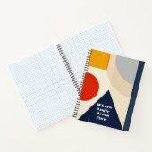 Modern Bauhaus Geometric Pattern ノートブック (内部)
