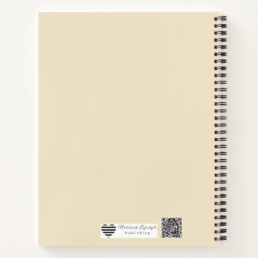 Modern Bauhaus Geometric Pattern ノートブック (裏面)