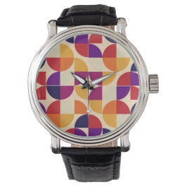Modern Bauhaus Geometric Wrist Watch 腕時計