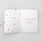 Modern Be Woofy Funny Dog Photo Christmas Folded シーズンカード (内部)