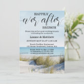 Modern Beach and Dunes Wedding Brunch 招待状 (スタンド正面)