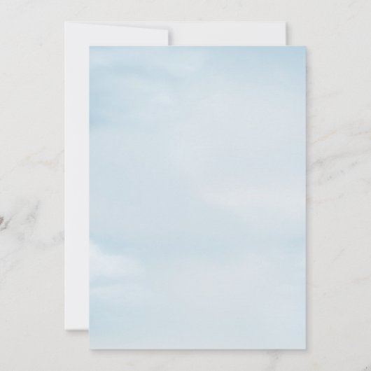 Modern Beach and Dunes Wedding Brunch 招待状 (裏面)