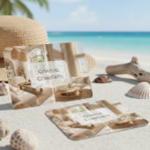  Modern Beach House Rental Property QR Code 名刺