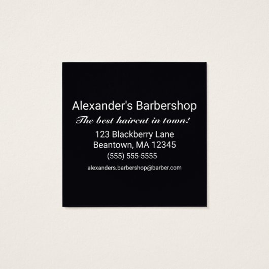 Modern Bearded Man (裏面)