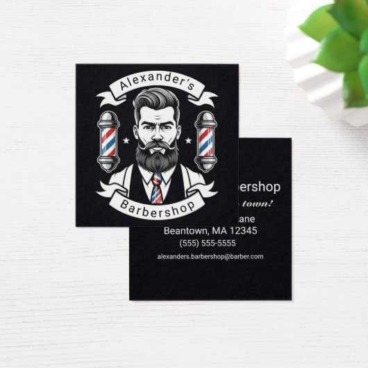 Modern Bearded Man (デスク)