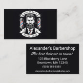 Modern Bearded Man 名刺 (正面/裏面)