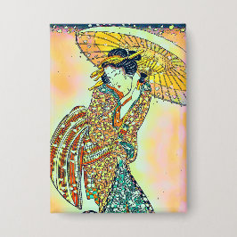 Modern Beauty in a Snow Storm, version chroma 缶バッジ